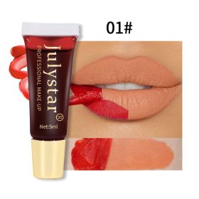 Matte Peel-Off Lip Stain, Long-Lasting Lip Tattoo Tint, Transfer-Proof & Waterproof Lip Gloss For Women (Option: 01)